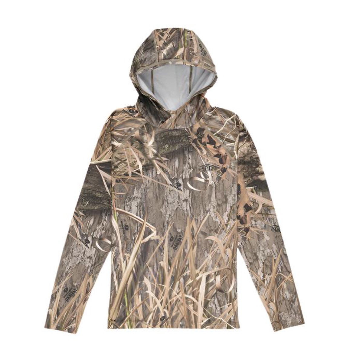 AFTCO Youth Mossy Oak Hooded Performance Shirt - Shadow Grass Habitat | Youth Small