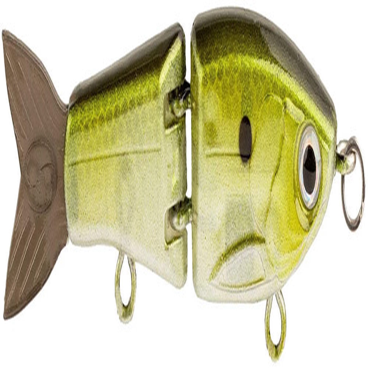 Strike King Bitsy Glidebait - 2.5 Inch - Green Gizzard | 2.5 inch - 1/4 oz - #8 hooks