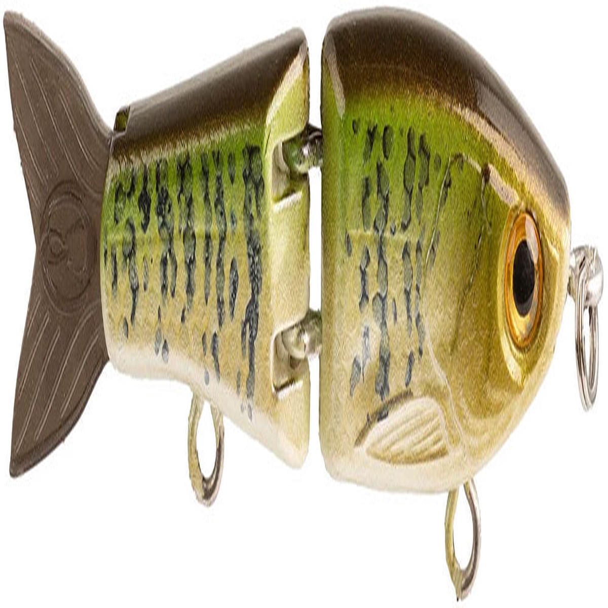 Strike King Bitsy Glidebait - 2.5 Inch - White Crappie | 2.5 inch - 1/4 oz - #8 hooks