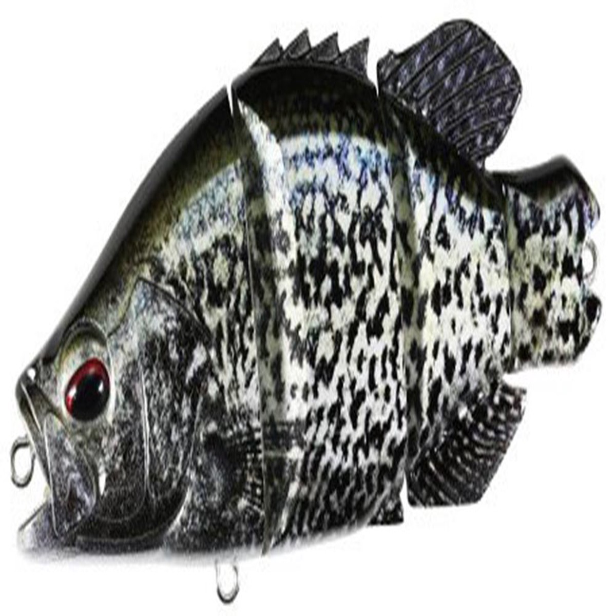 Duo Realis Snappy Crappie Slow Sinking Swimbait - 3.7 Inch - Black Crappie | 3.7 inch - 1 1/8 oz