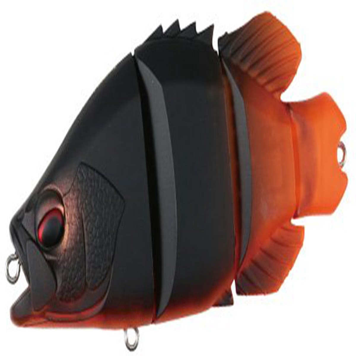 Duo Realis Snappy Crappie Slow Sinking Swimbait - 3.7 Inch - Mat Black OT | 3.7 inch - 1 1/8 oz
