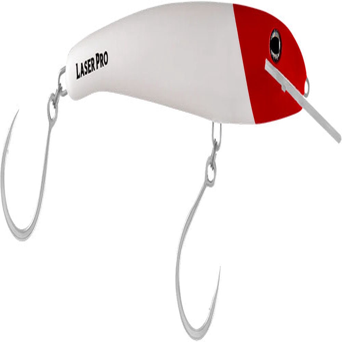Halco Laser Pro 210DD Trolling Plug - 8.25 Inch - White Redhead | 8.25 inch - 2 3/4 oz