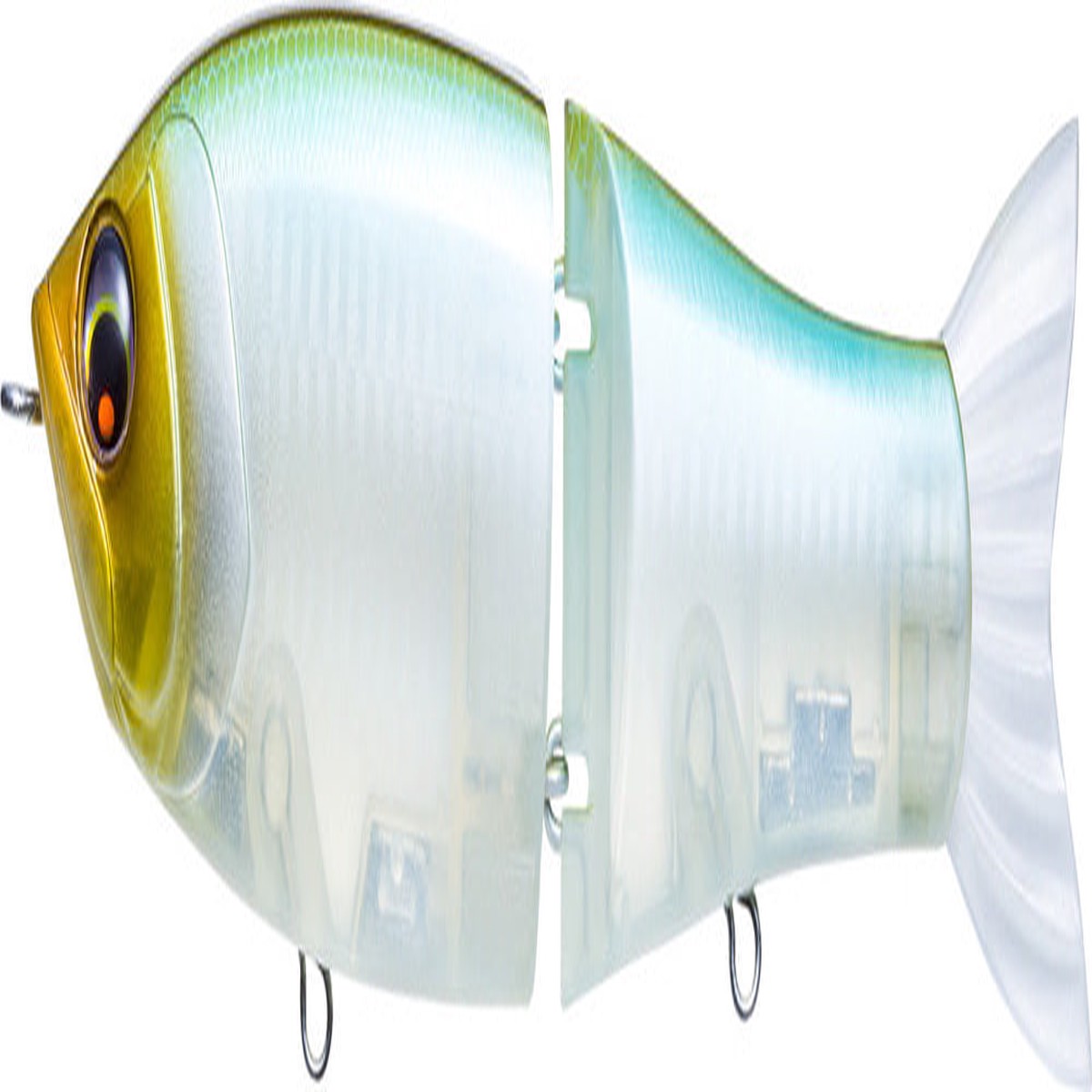Yo-Zuri Pro Glide Bait - 7 Inch - Matte Ghost Pearl Shad | 7 inch -2 5/8 oz