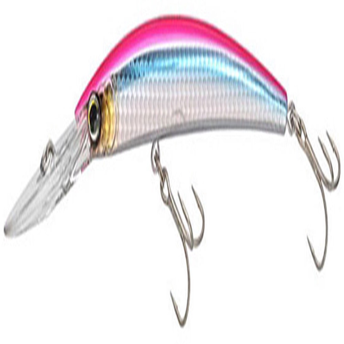 Yo-Zuri Crystal Minnow Floating Deep Diver Trolling Lure 90mm - 3.5 Inch - Fluorescent Pink | 3.5 Inch