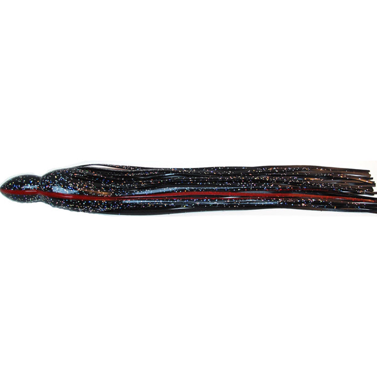 Black Bart S3 Medium Tackle 9.5 Inch Lure Replacement Skirt - Black Hologram