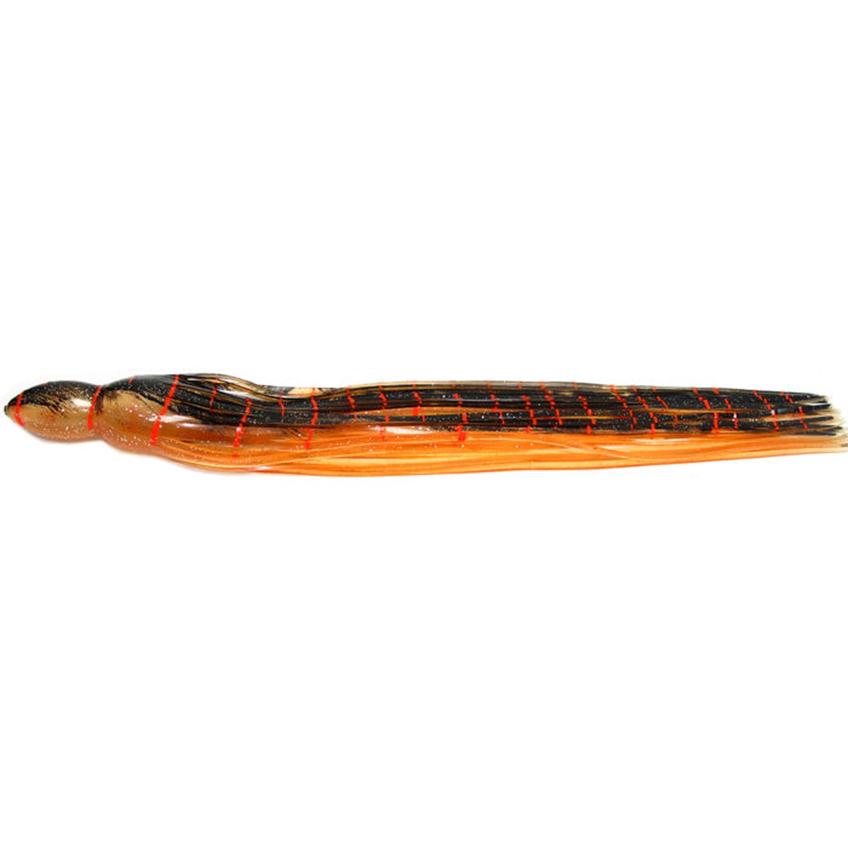 Black Bart S3 Medium Tackle 9.5 Inch Lure Replacement Skirt - Brown Gold Orange