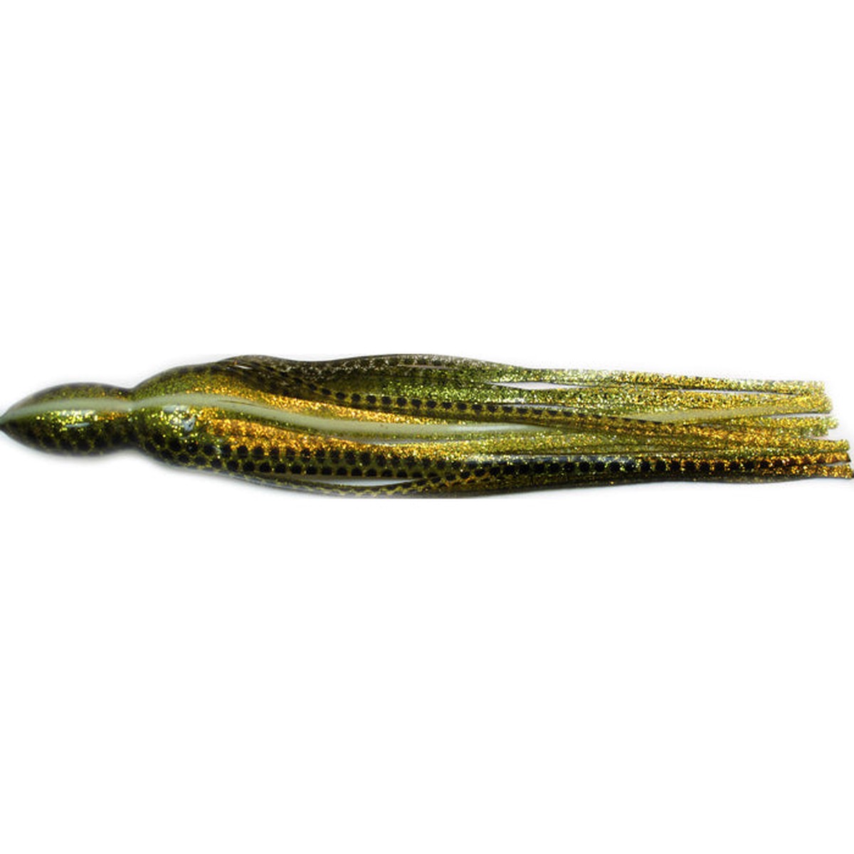 Black Bart S3 Medium Tackle 9.5 Inch Lure Replacement Skirt - Gold Dot