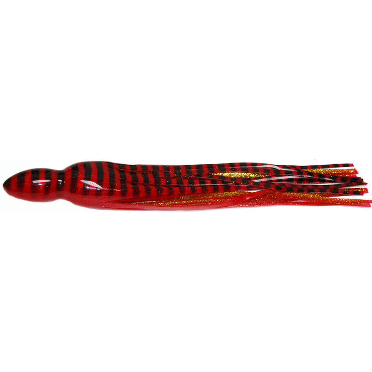 Black Bart S3 Medium Tackle 9.5 Inch Lure Replacement Skirt - Red Tiger