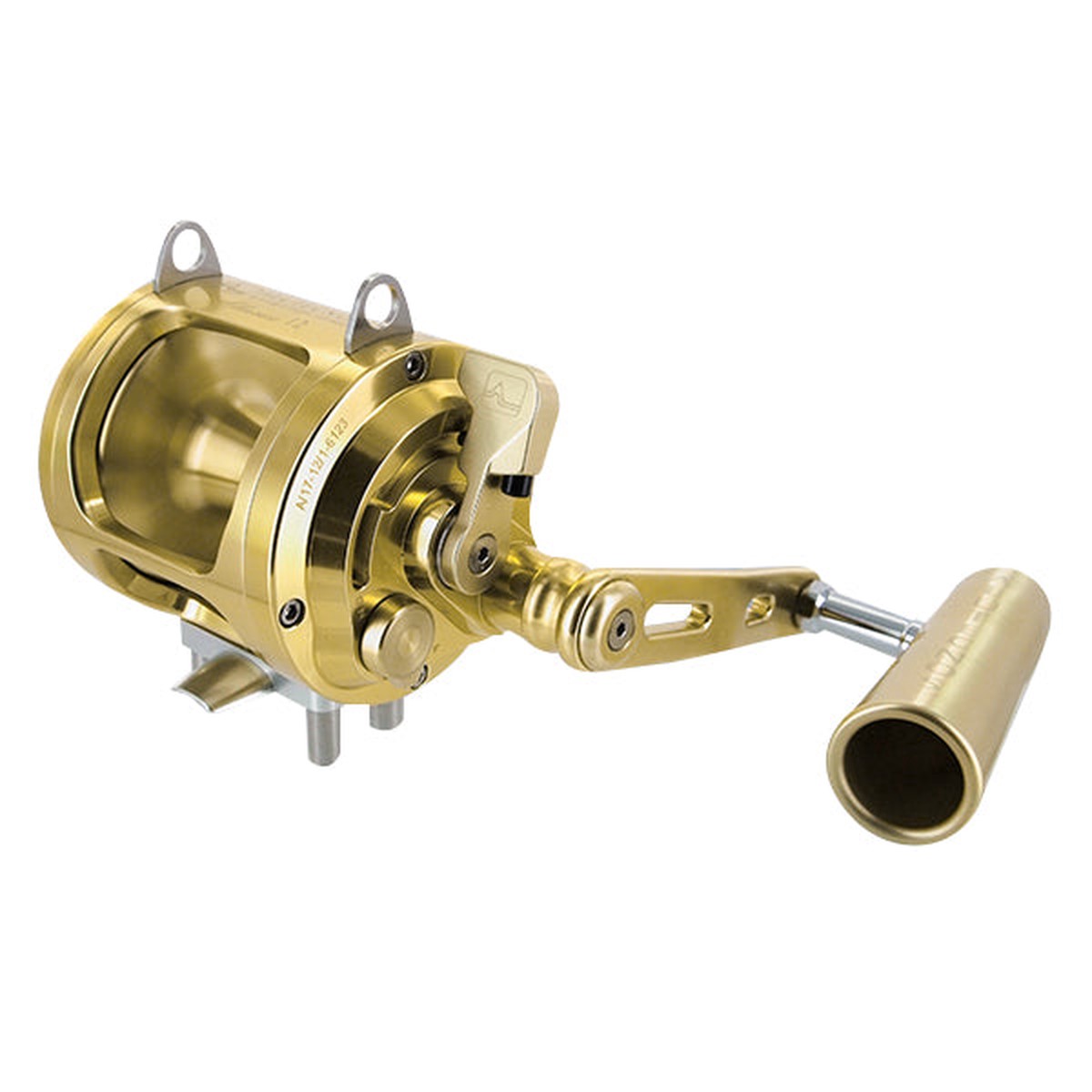 Alutecnos Albacore 12 One Speed Reel - Gold - Right Hand