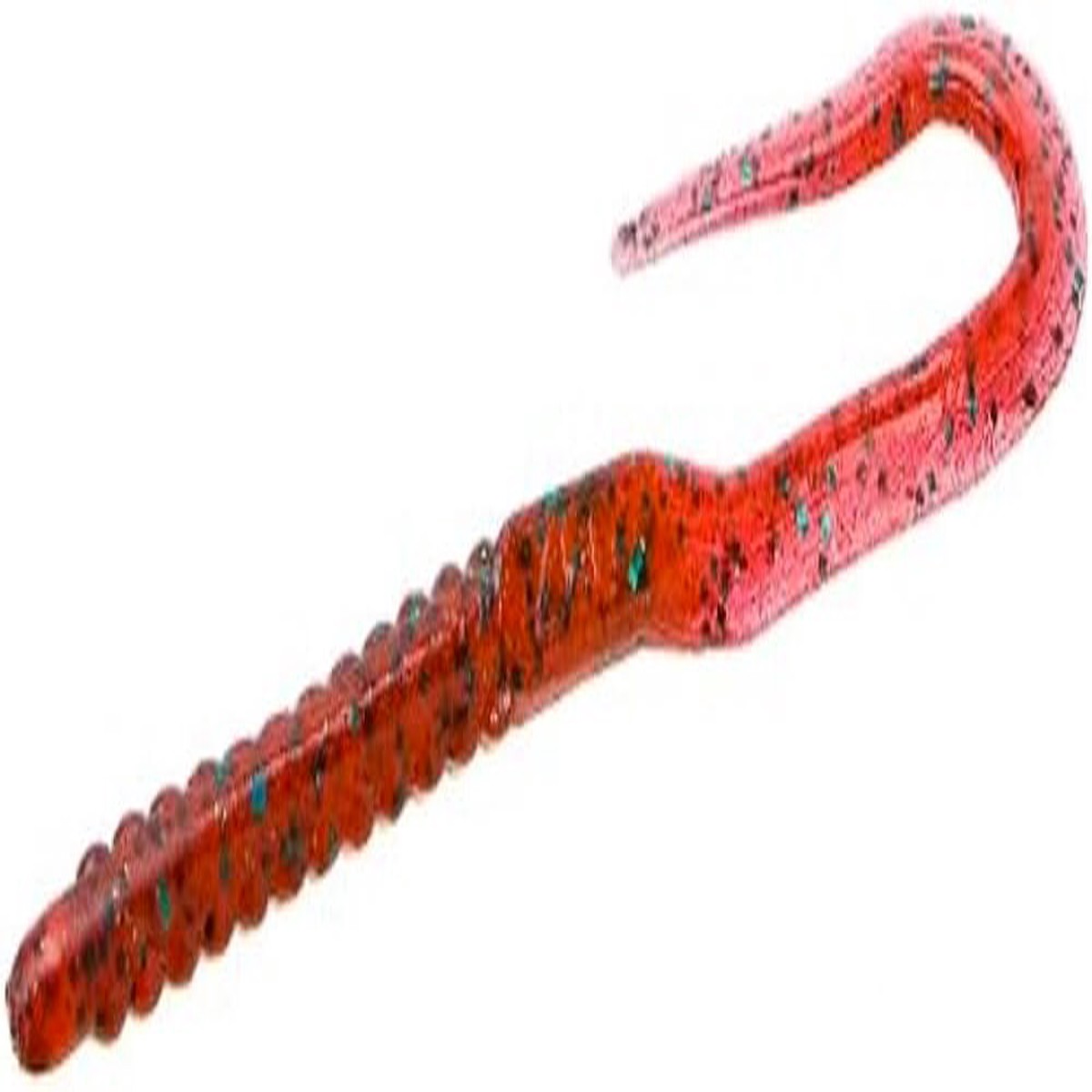 Zoom 001021 U-Tale Worm, 6 3/4", 20Pk, Red Bug (683615) - Default Title