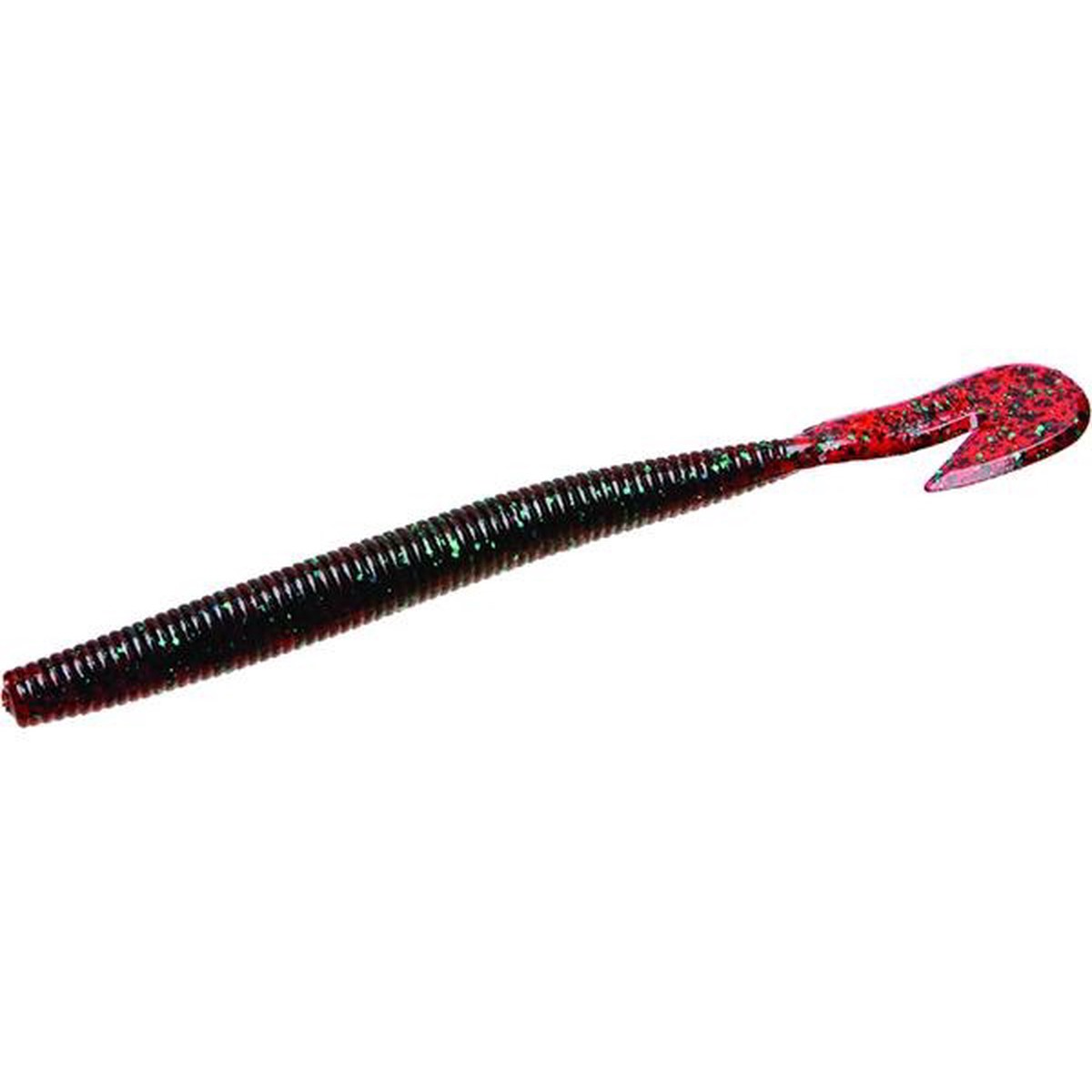 Zoom Magnum Ultra-Vibe Speed Worm - 7 Inch - 8 Pack - Red Bug