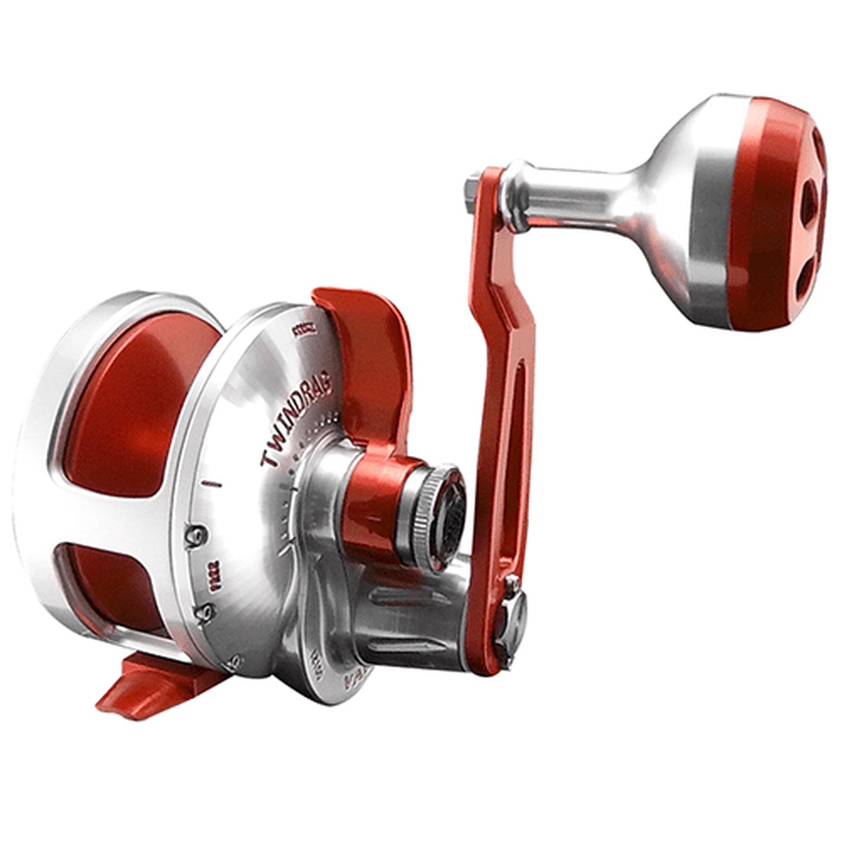 Accurate BV-600N Boss Valiant Conventional Reel - Red/Silver - Right Hand