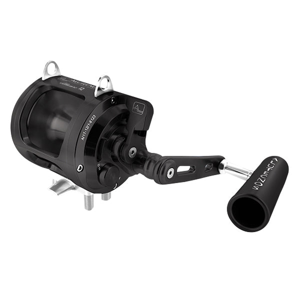 Alutecnos Albacore 12 One Speed Reel - Black - Right Hand