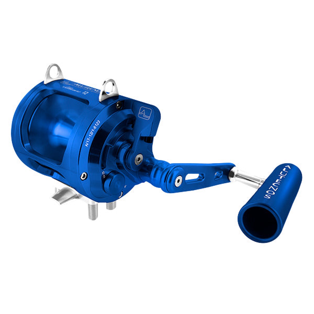 Alutecnos Albacore 12 One Speed Reel - Blue - Right Hand