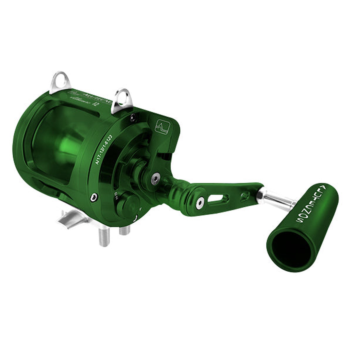 Alutecnos Albacore 12 One Speed Reel - Green - Right Hand