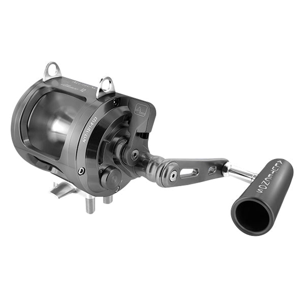 Alutecnos Albacore 12 One Speed Reel - Gunmetal - Right Hand