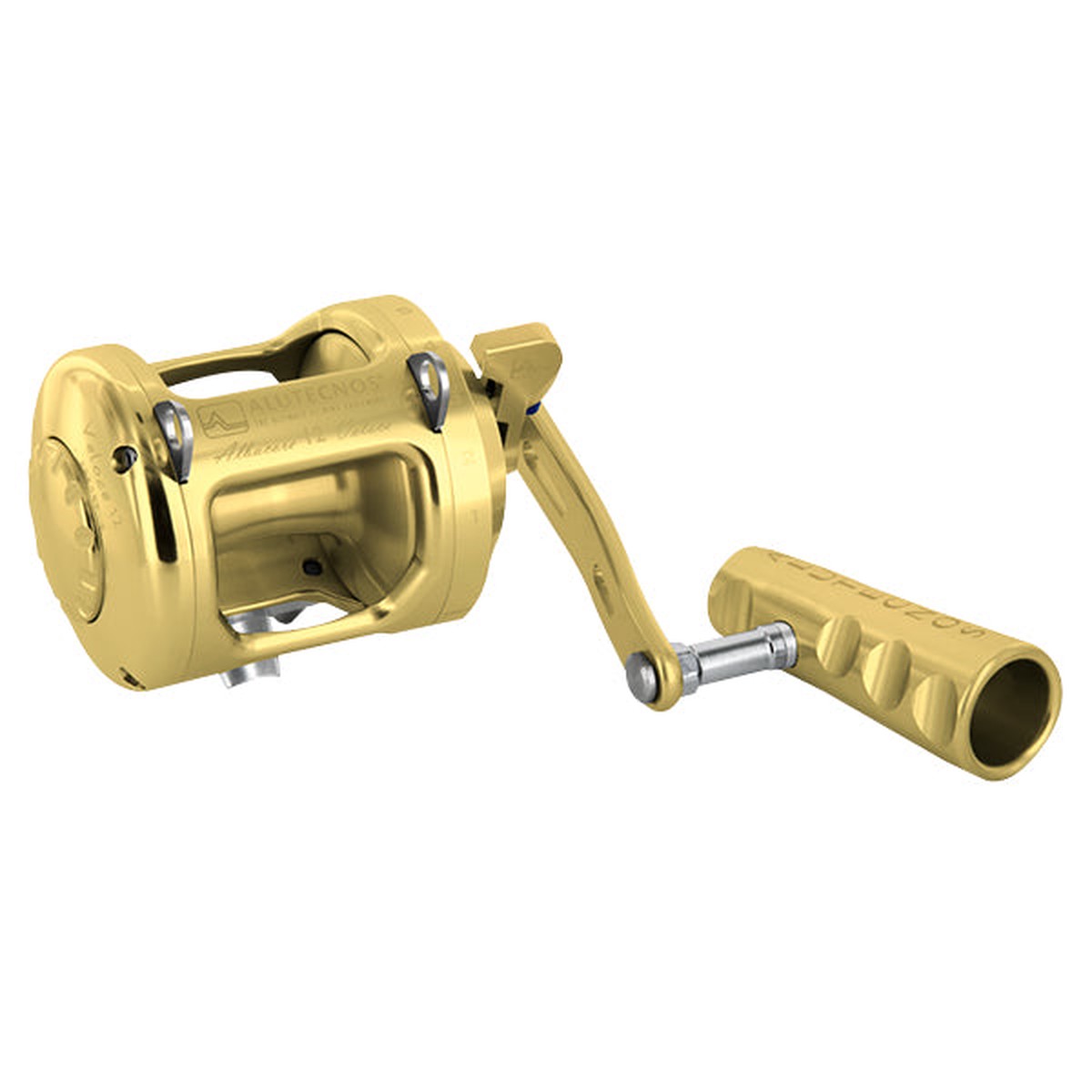 Alutecnos Albacore 12 Veloce One Speed Reel - Gold - Right Hand
