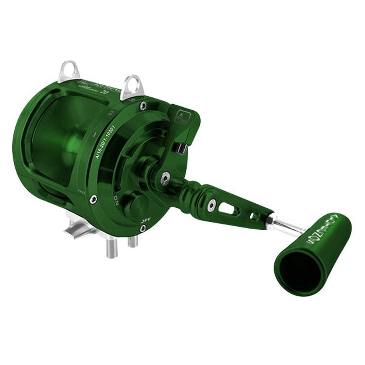 Alutecnos Albacore 20 One Speed Reel - Green - Right Hand