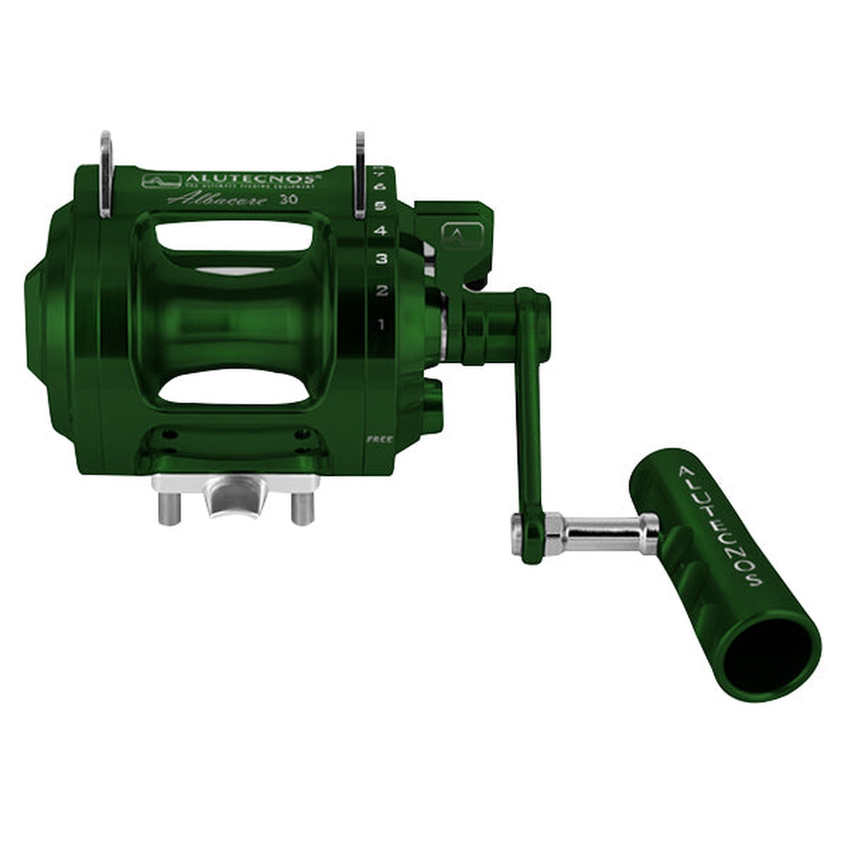 Alutecnos Albacore 30 One Speed Reel - Green - Right Hand