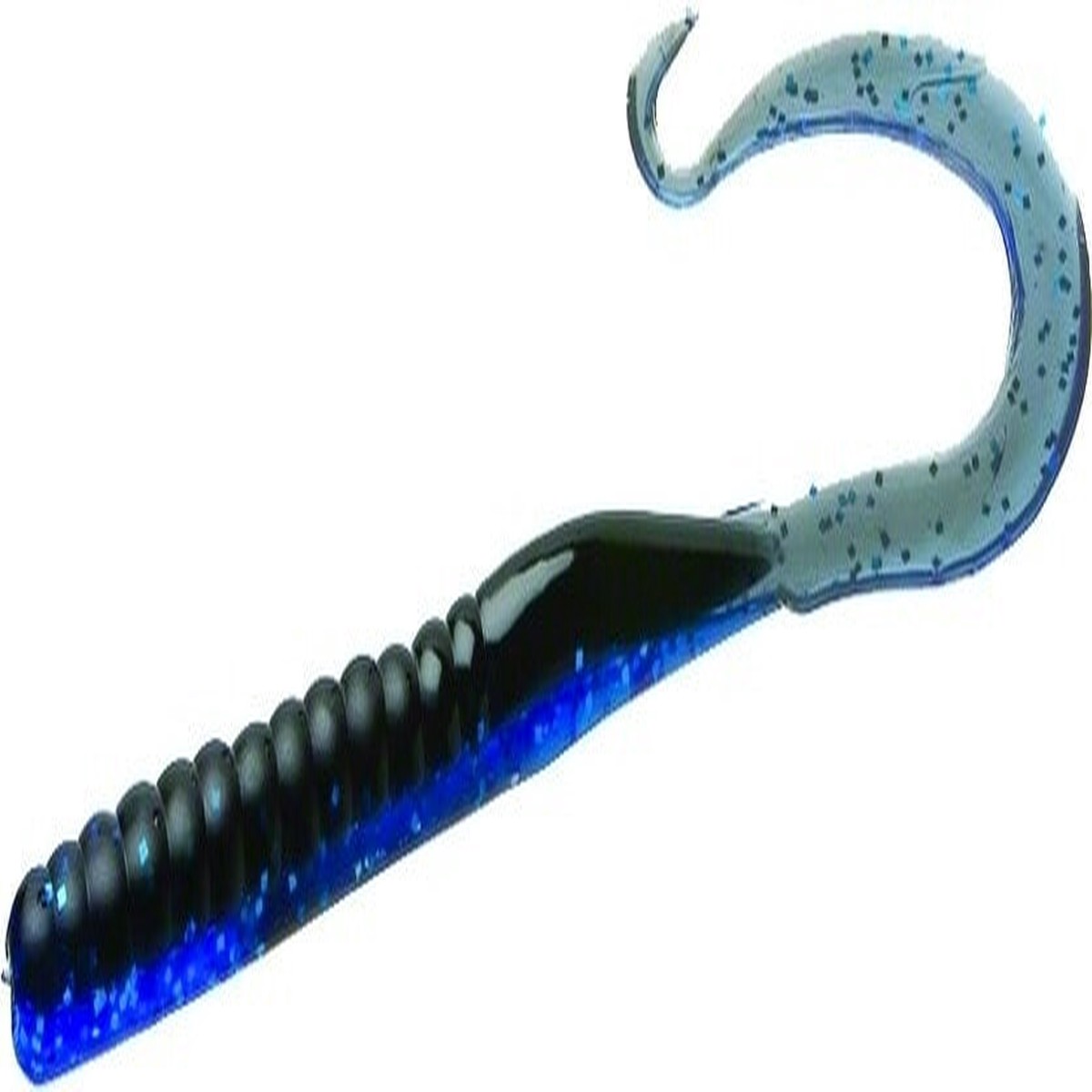 Zoom 009100 Mag II Ribbon Tail Worm, 9", 20Pk, Black Sapphire - Default Title
