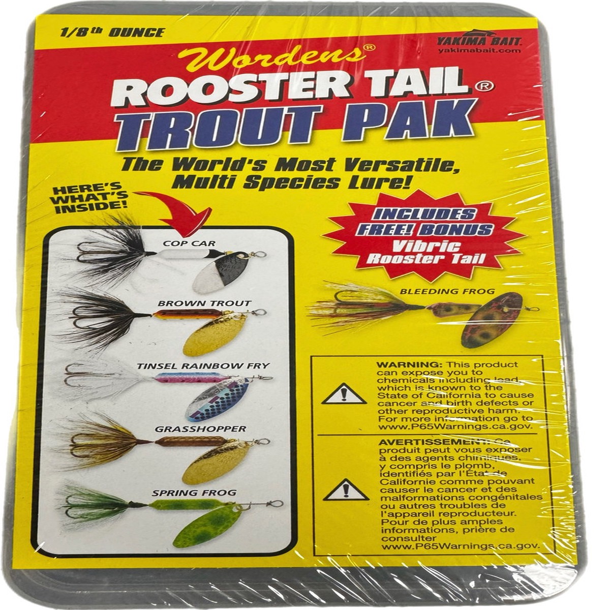 Yakima Bait Roostertail Trout Pack (1/8oz)