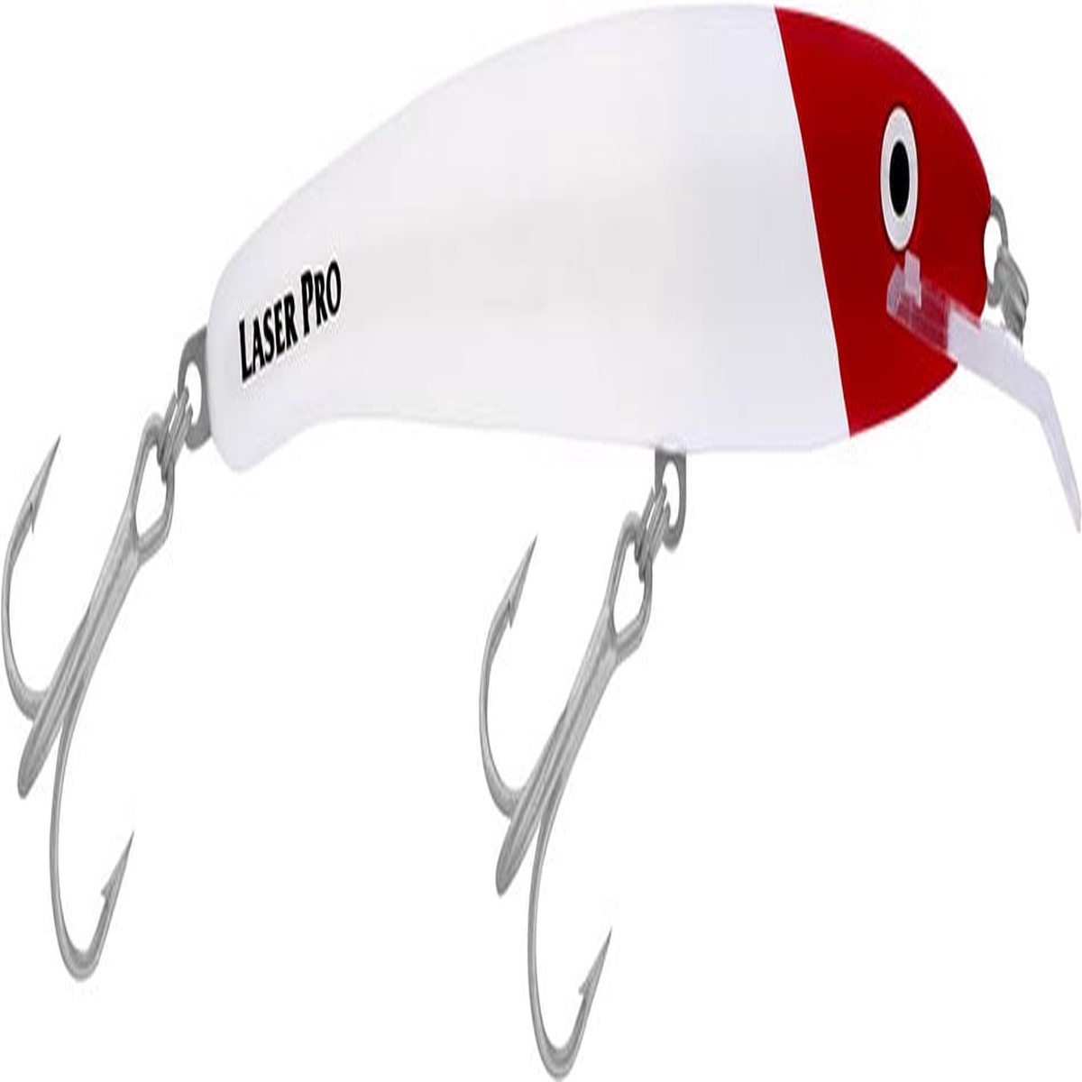 Halco Laser Pro 160 Deep Diving Trolling Plug - 6.25 Inch - White Redhead | 6.25 inch - 1 5/8 oz