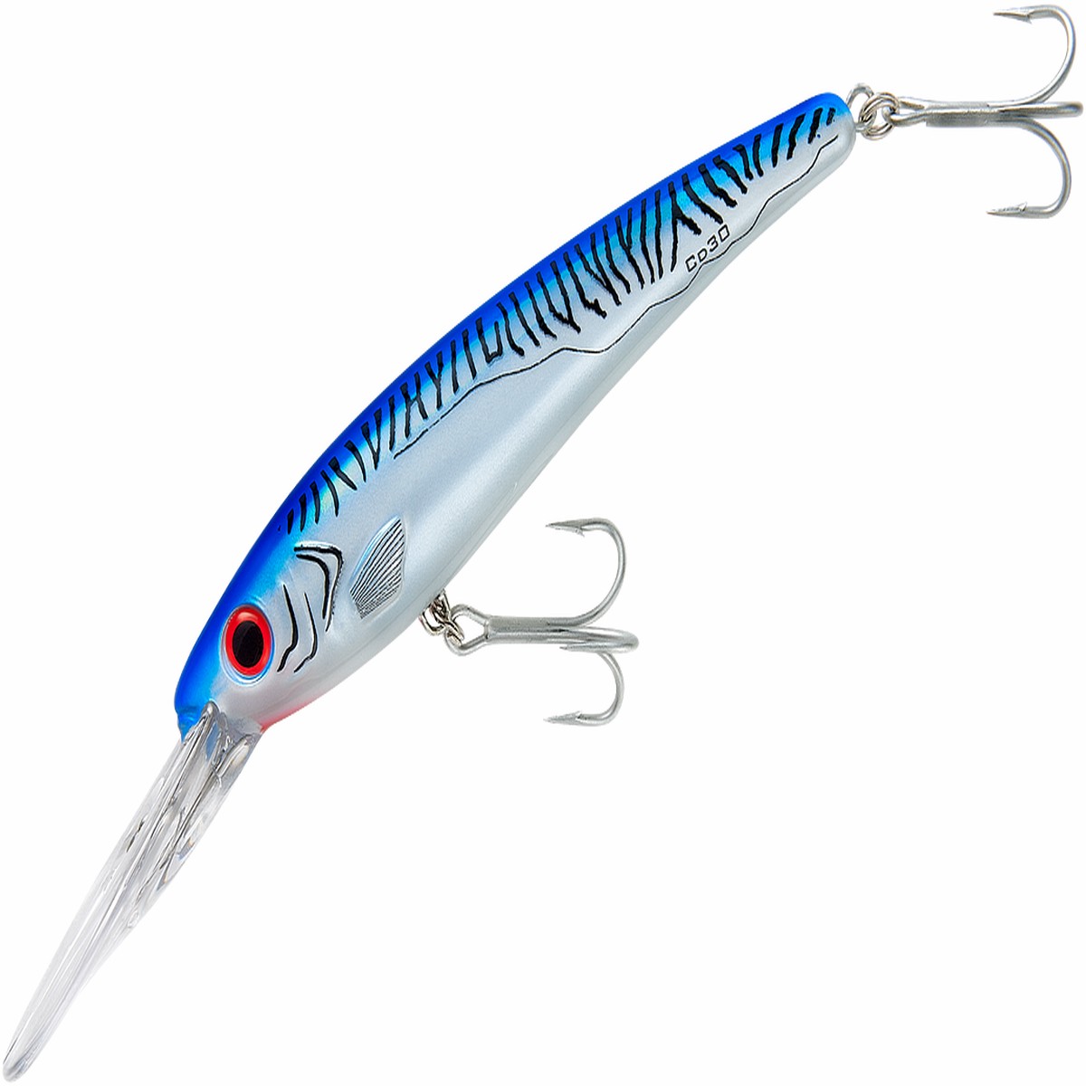Bomber Saltwater Grade Certified Depth Trolling Plug - Bonita | 8 inch - 4 oz - 30 feet
