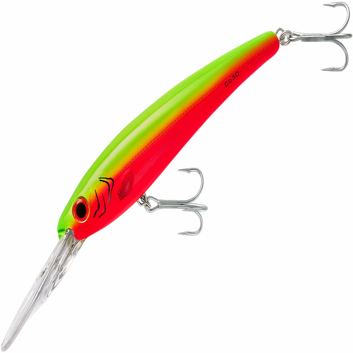 Bomber Saltwater Grade Certified Depth Trolling Plug - Cotton Candy | 8 inch - 4 oz - 30 feet