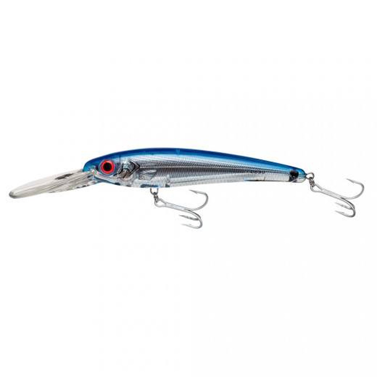 Bomber Saltwater Grade Certified Depth Trolling Plug - Silver Flash/Blue Back | 8 inch - 4 oz - 30 feet