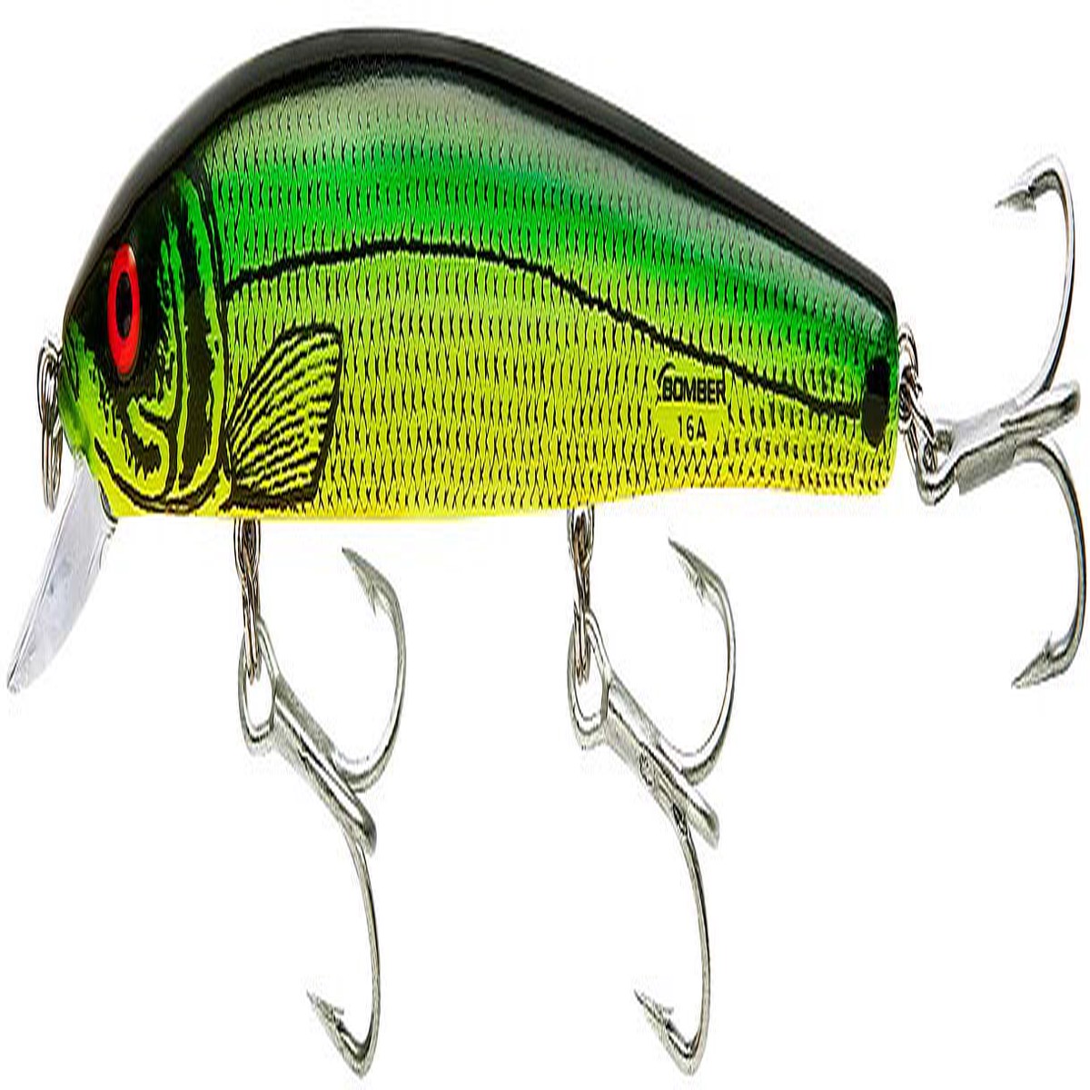 Bomber Saltwater Grade Heavy Duty Long A Trolling Minnow/Rip Bait - Fire River Minnow | 6 inch - 7/8 oz