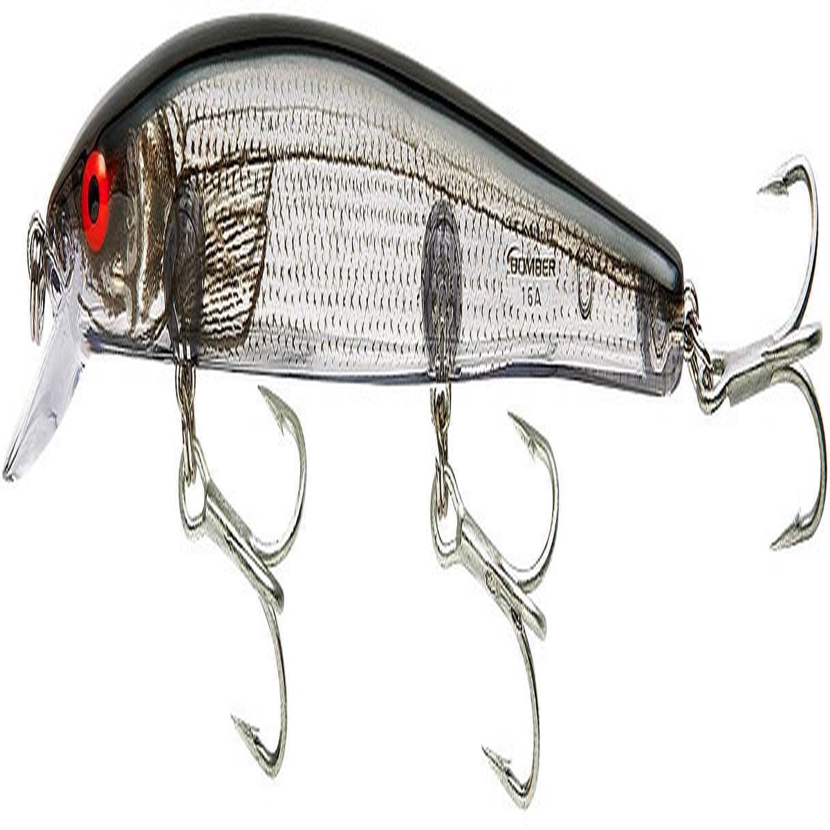 Bomber Saltwater Grade Heavy Duty Long A Trolling Minnow/Rip Bait - Silver Flash Black Back | 6 inch - 7/8 oz