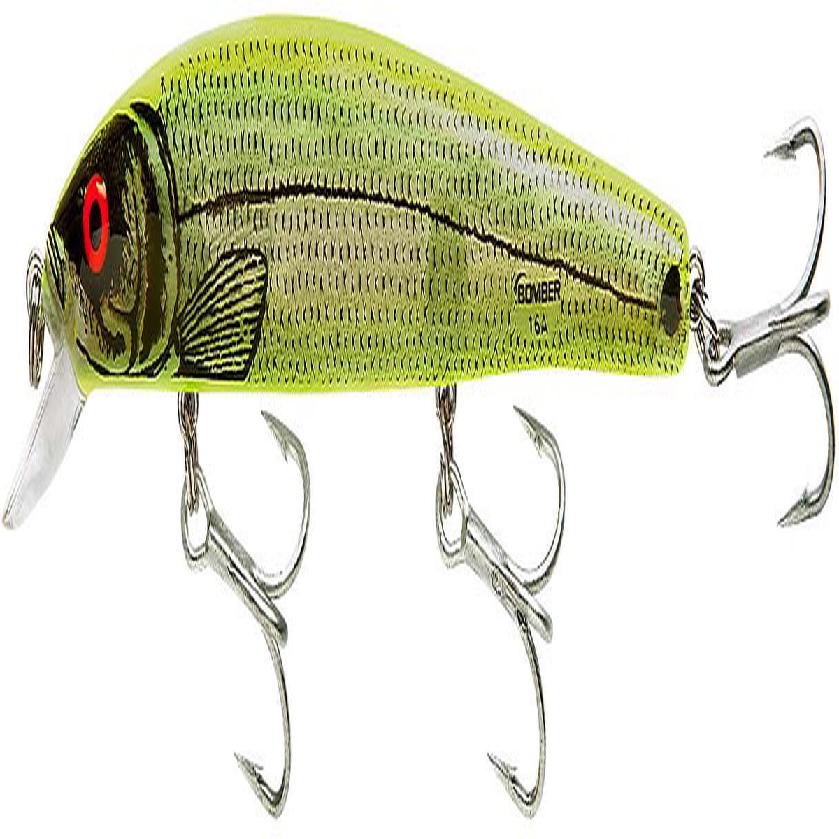 Bomber Saltwater Grade Heavy Duty Long A Trolling Minnow/Rip Bait - Silver Flash/Charteuse Back | 6 inch - 7/8 oz