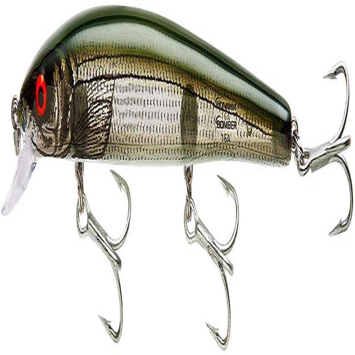 Bomber Saltwater Grade Heavy Duty Long A Trolling Minnow/Rip Bait - Silver Flash Green Back | 6 inch - 7/8 oz