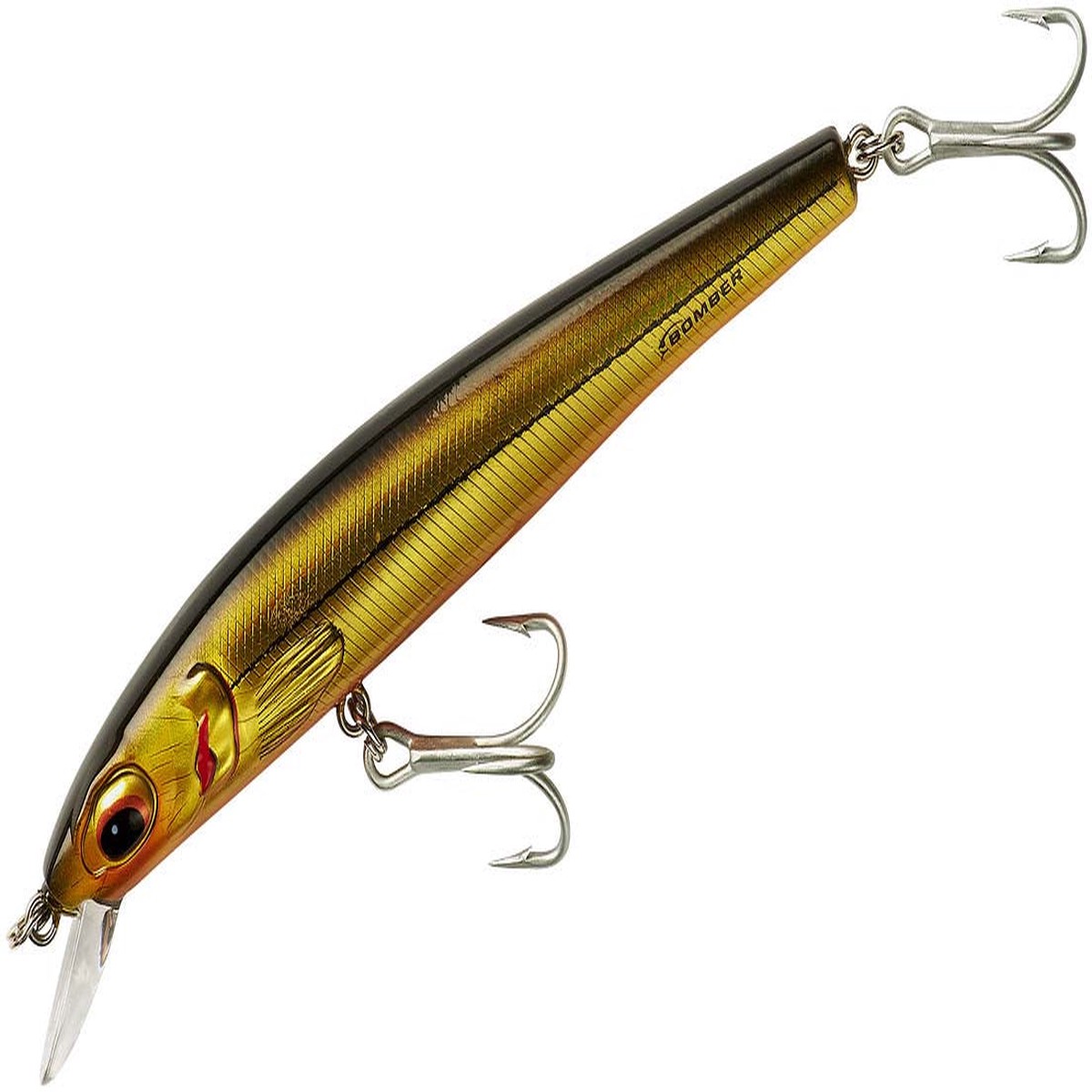Bomber Saltwater Grade Long Shot Trolling Hard Minnow/Rip Bait - Baby Bunker | 7 inch - 1 3/4 oz